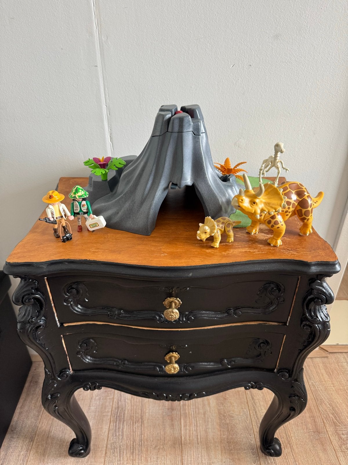 Playmobil Dino Set met Vulkaan, Kinderen en Baby's, Ophalen, Complete set, Overige typen, Zo goed als nieuw