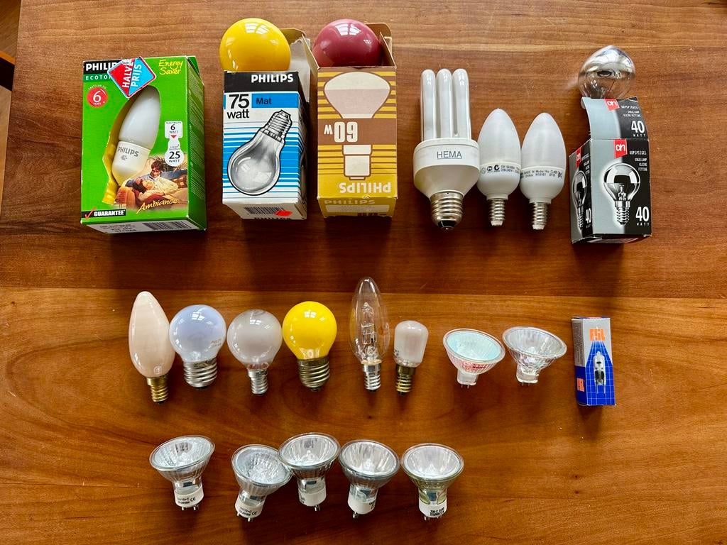 Lampen 22 stuks, Huis en Inrichting, Ophalen of Verzenden, Gebruikt, Overige fittingen, Overige typen