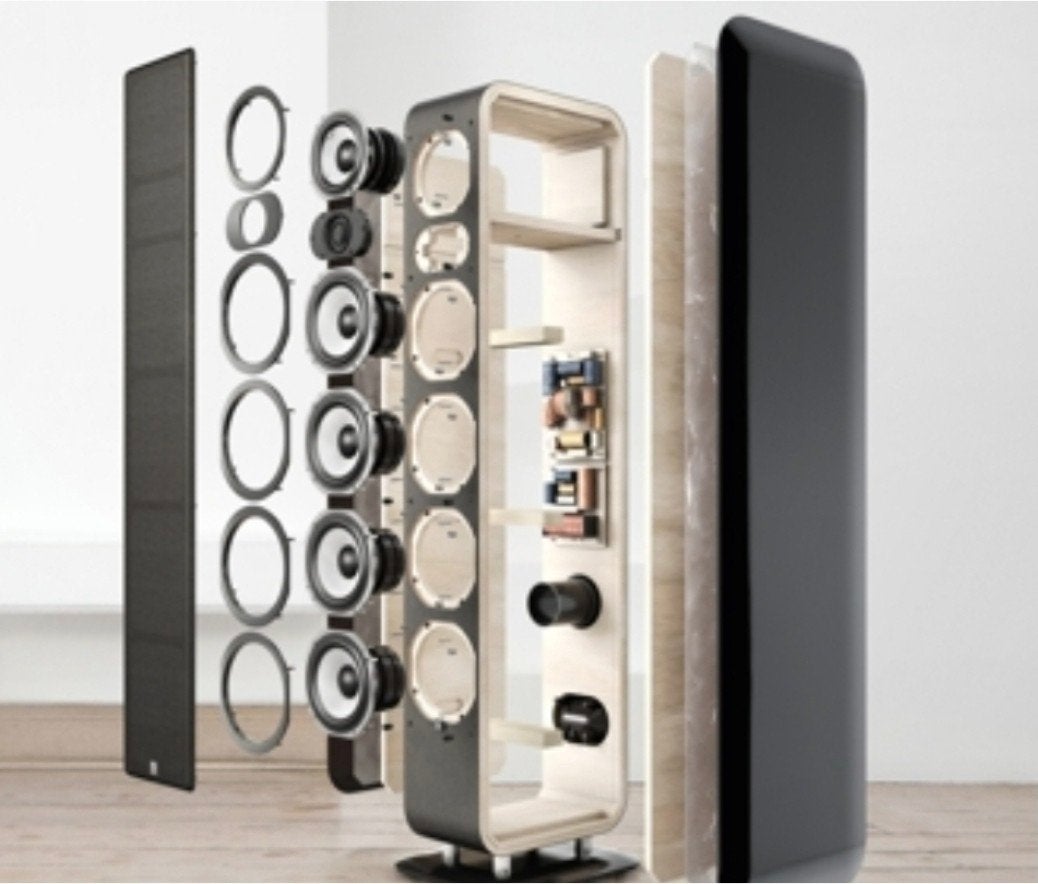 Boston M350 Acoustics  Speakers SIERRAAD IN HUIS TOP GELUID, Vloerstaande luidspreker, Zo goed als nieuw, Geschikt voor surround/home cinema
