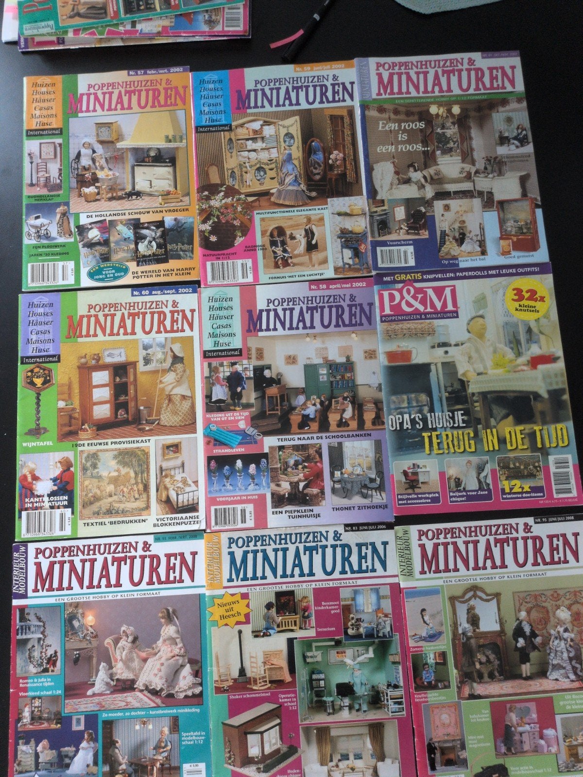 Tijdschriften Poppenhuizen & Miniaturen (9 stuks), Ophalen of Verzenden, Gebruikt, Overige typen