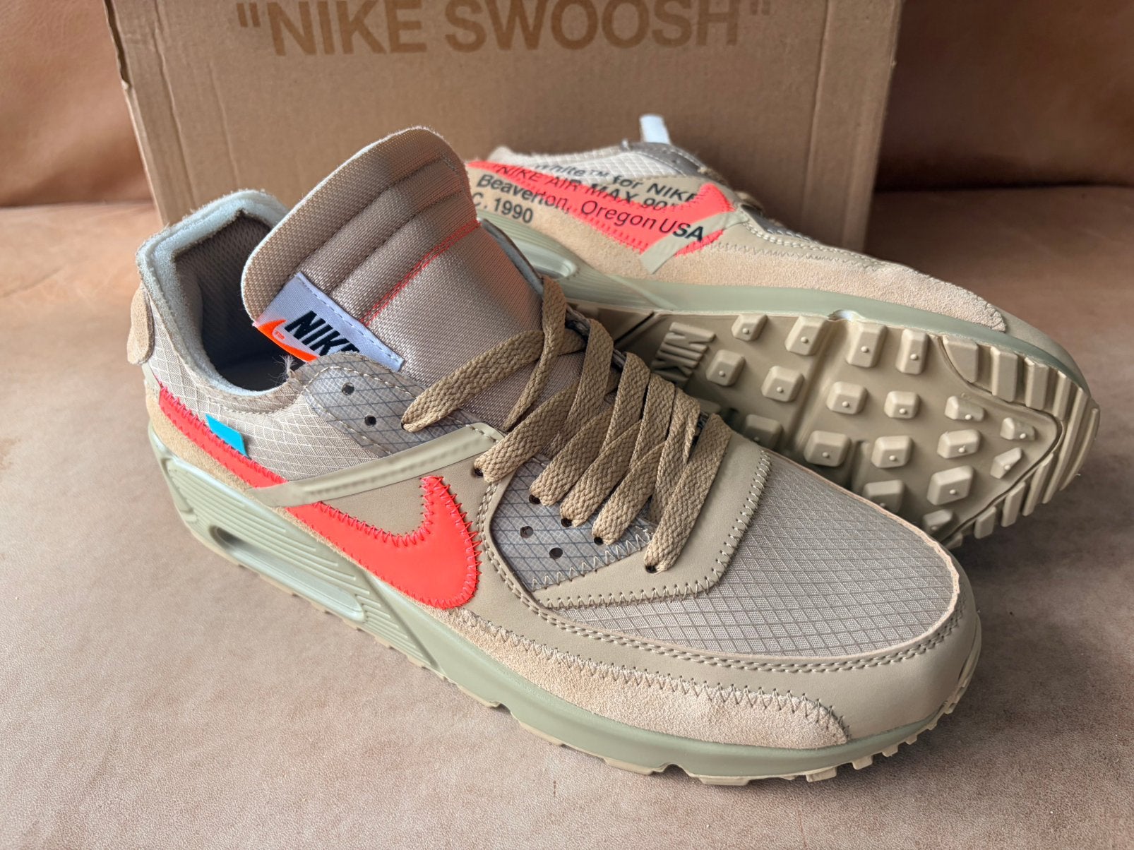 Nike Air Max 90 (Maat 42), Bruin, Nieuw, Ophalen of Verzenden, Sneakers of Gympen