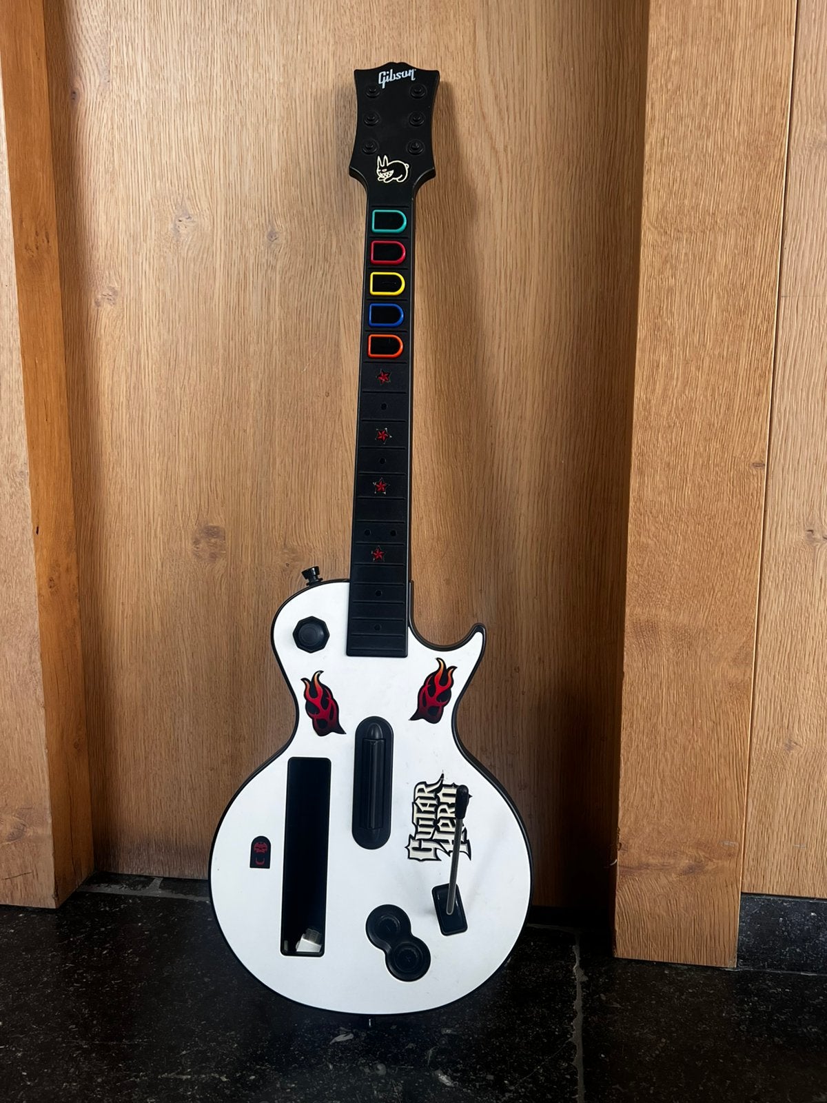 Guitar Hero III Wireless Gibson Les Paul Gitaar + Doos Wii, Spelcomputers en Games, Games | Nintendo Wii, Muziek, Gebruikt, 1 speler