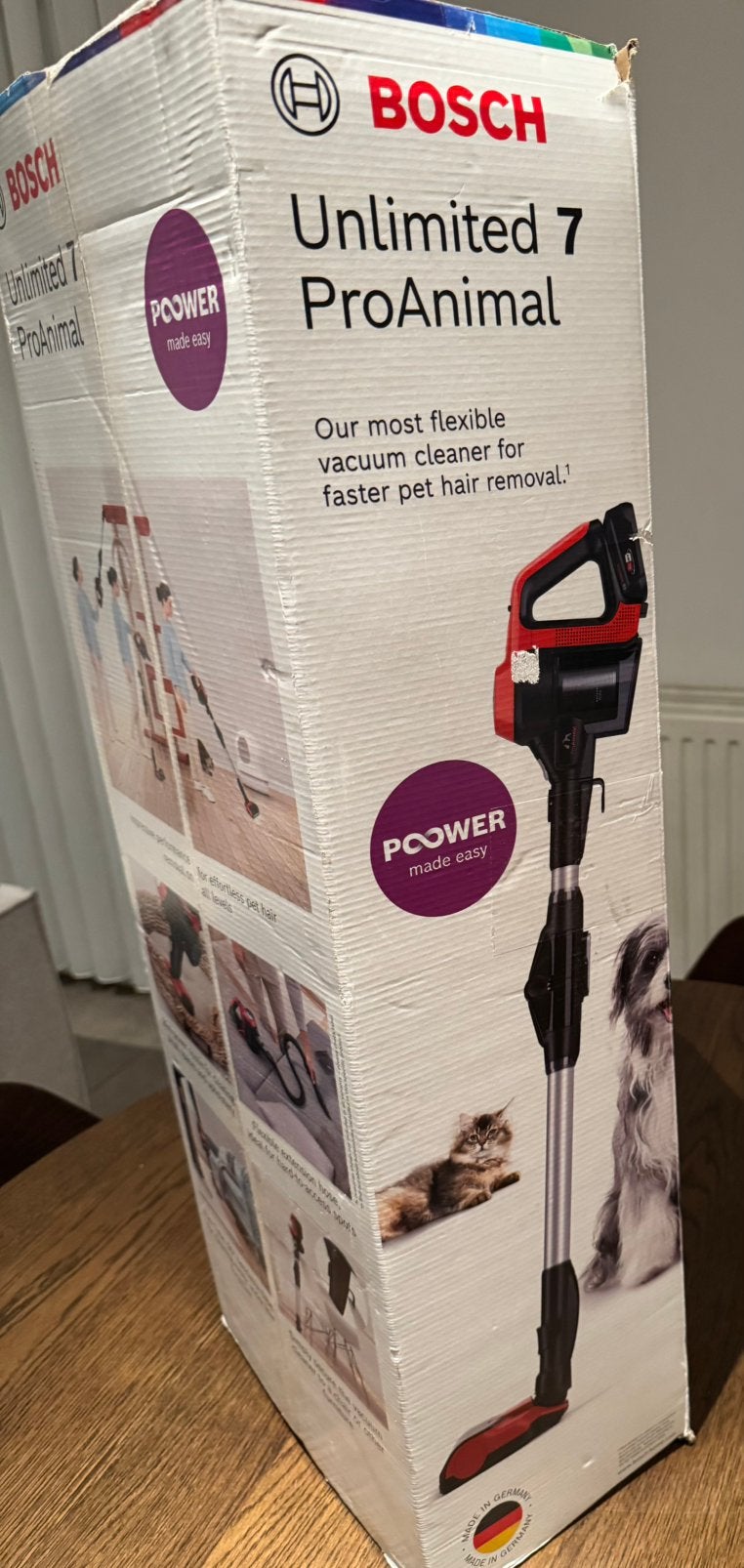 Bosch - Unlimited 7 - ProAnimal - Steelstofzuiger -Spotprijs, Witgoed en Apparatuur, Stofzuigers, Ophalen of Verzenden, Zo goed als nieuw