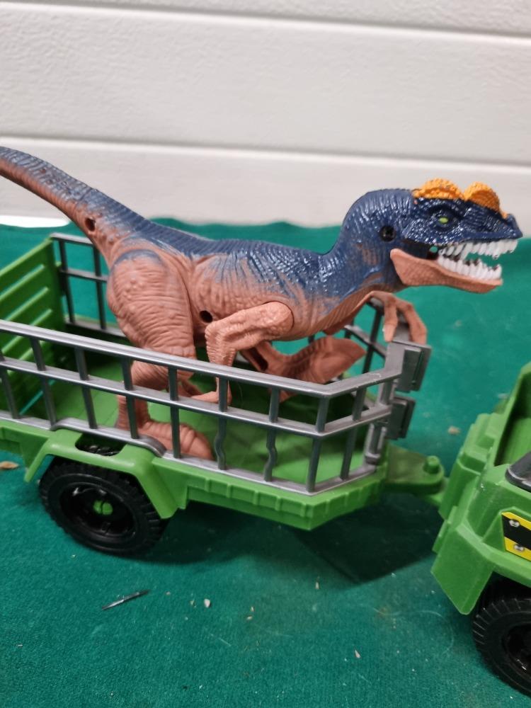 dinosaurus wagen met geluid, Ophalen of Verzenden, 'T Olde Gre-j, Info@toldegrej.nl, Endepoelstraat 20f Didam
