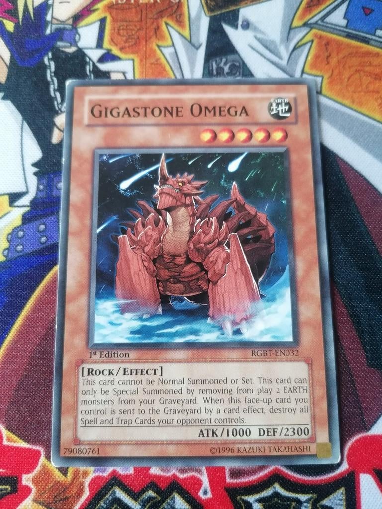 Gigastone Omega - RGBT - Yu-Gi-Oh, Ophalen of Verzenden, Zo goed als nieuw