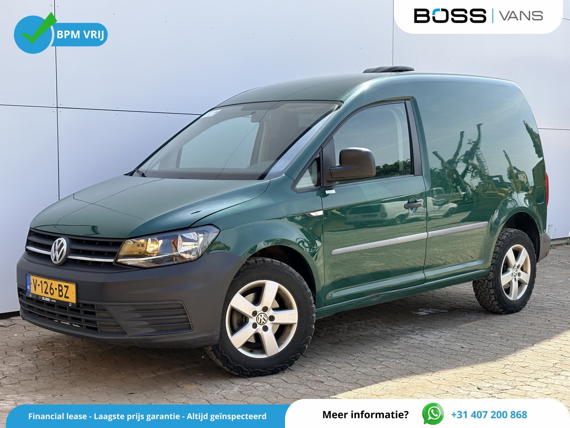 Volkswagen Caddy 2.0 TDI 4x4 123PK L1 4 Motion AWD Airco Cru, Start-stop-systeem, Gebruikt, Euro 6, 4 cilinders