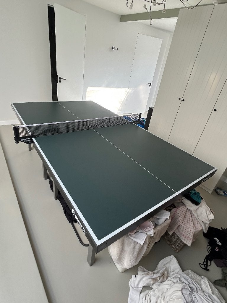 Te koop: indoor wedstrijdtafeltennistafel Sponeta S7-22, Ophalen, Zo goed als nieuw, Tafel Indoor, Wedstrijdformaat