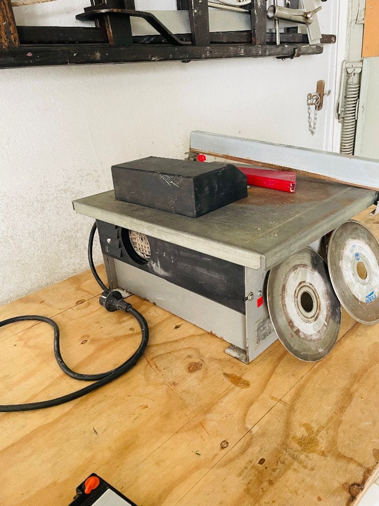 Waterzaag, Doe-het-zelf en Verbouw, Gereedschap | Zaagmachines, Minder dan 30 mm, Gebruikt, Overige typen, Minder dan 600 watt
