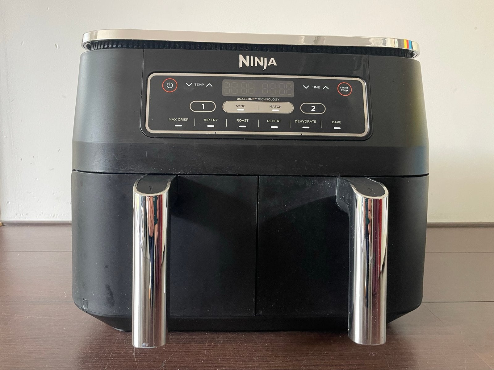 Ninja Foodi Dual Zone Airfryer 7.6L, Witgoed en Apparatuur, 4 liter of meer, Ophalen of Verzenden, Zo goed als nieuw, Duo-friteuse