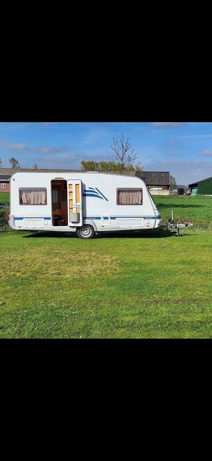 Wilk S4 Caravan uit 2006 met mover en Bovag gekeurd, Caravans en Kamperen, Rondzit, Dwarsbed, Particulier, 6 tot 7 meter
