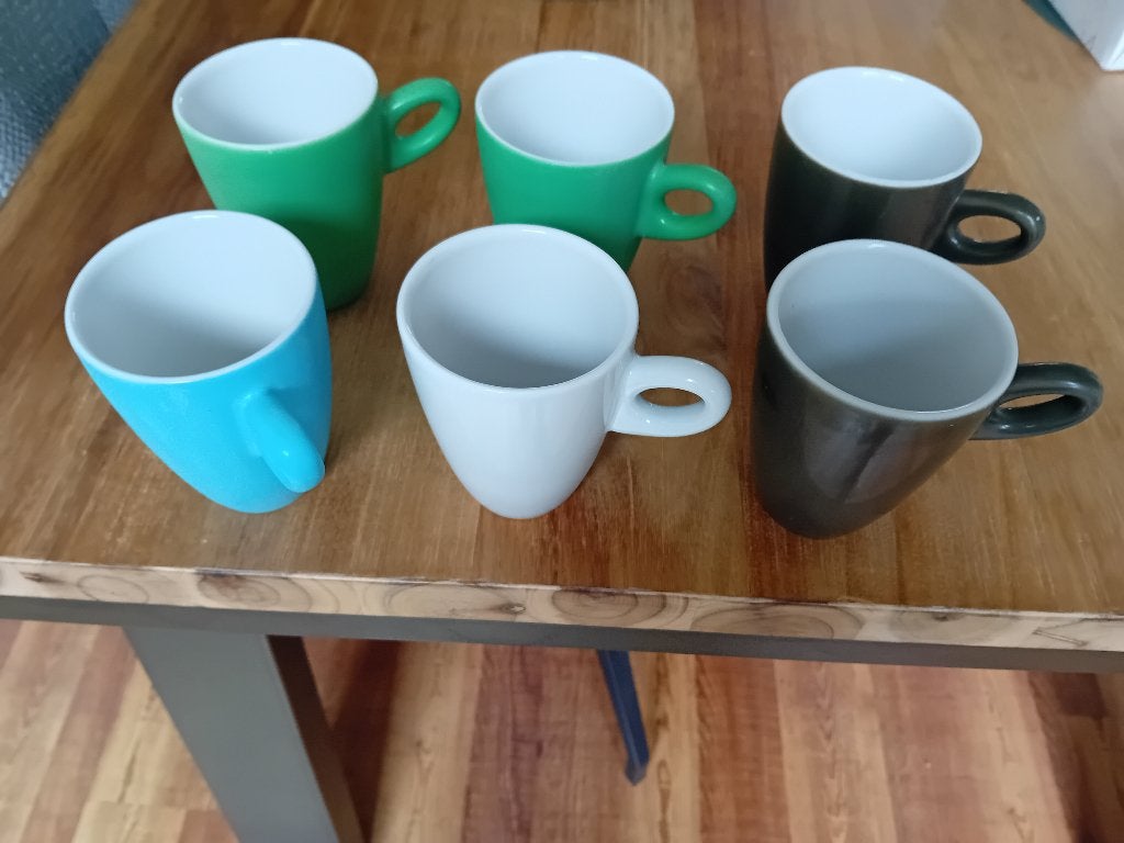 Originele vintage Walkure bekers, Gebruikt, Overige merken, Keramiek, Overige typen