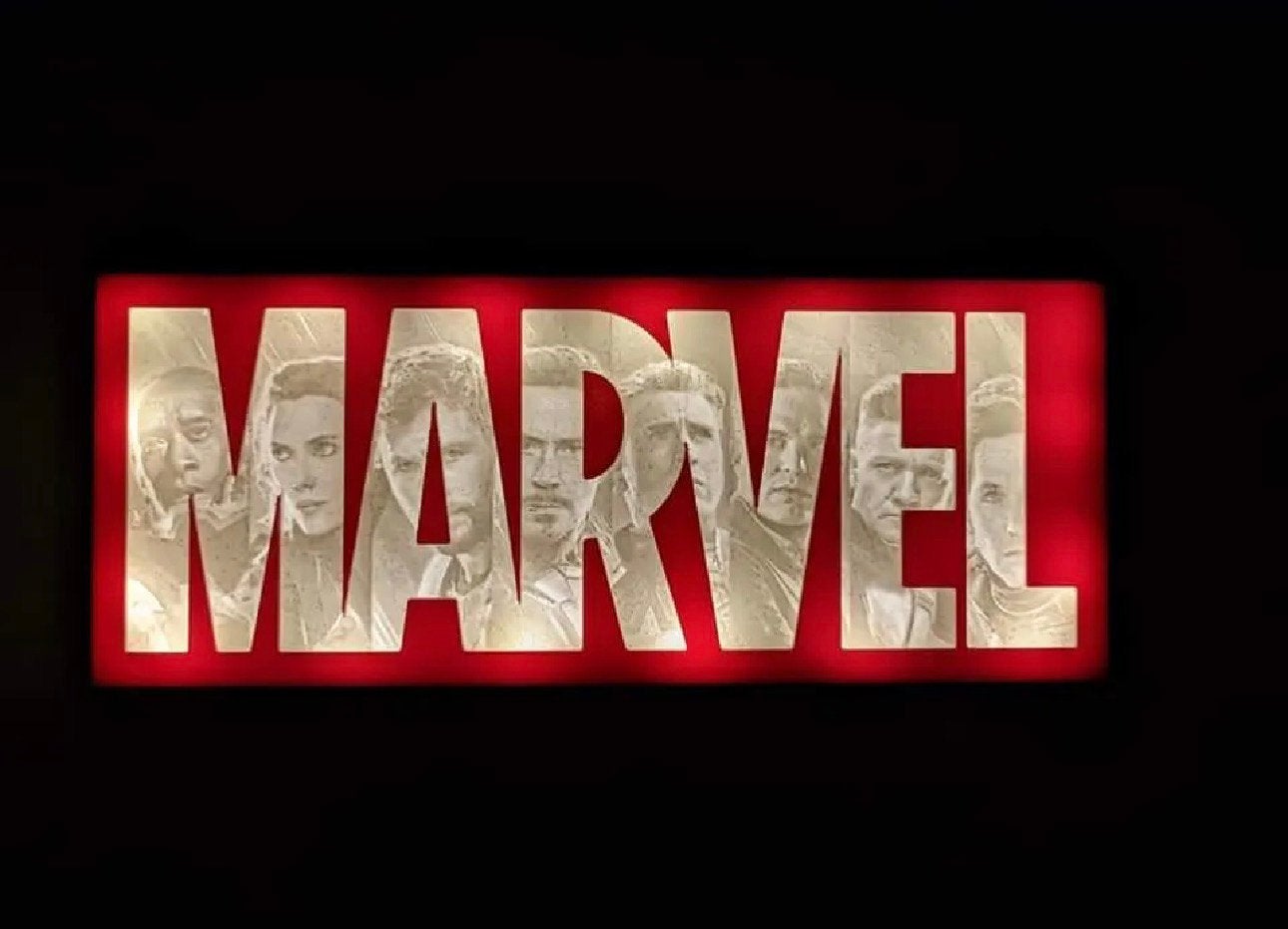 Marvel lichtbak, Verzamelen, Merken en Reclamevoorwerpen, Verzenden, Lichtbak of (neon) lamp