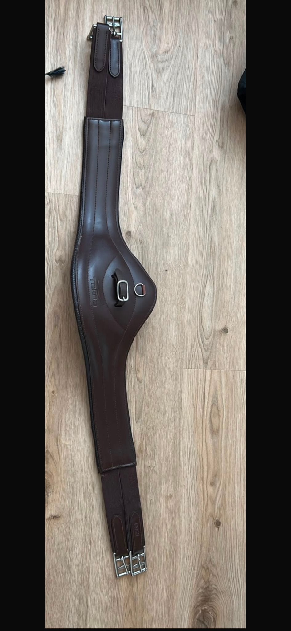 Tekna springsingel , donkerbruin , maat 120 cm, Ophalen of Verzenden, Zo goed als nieuw, Springen