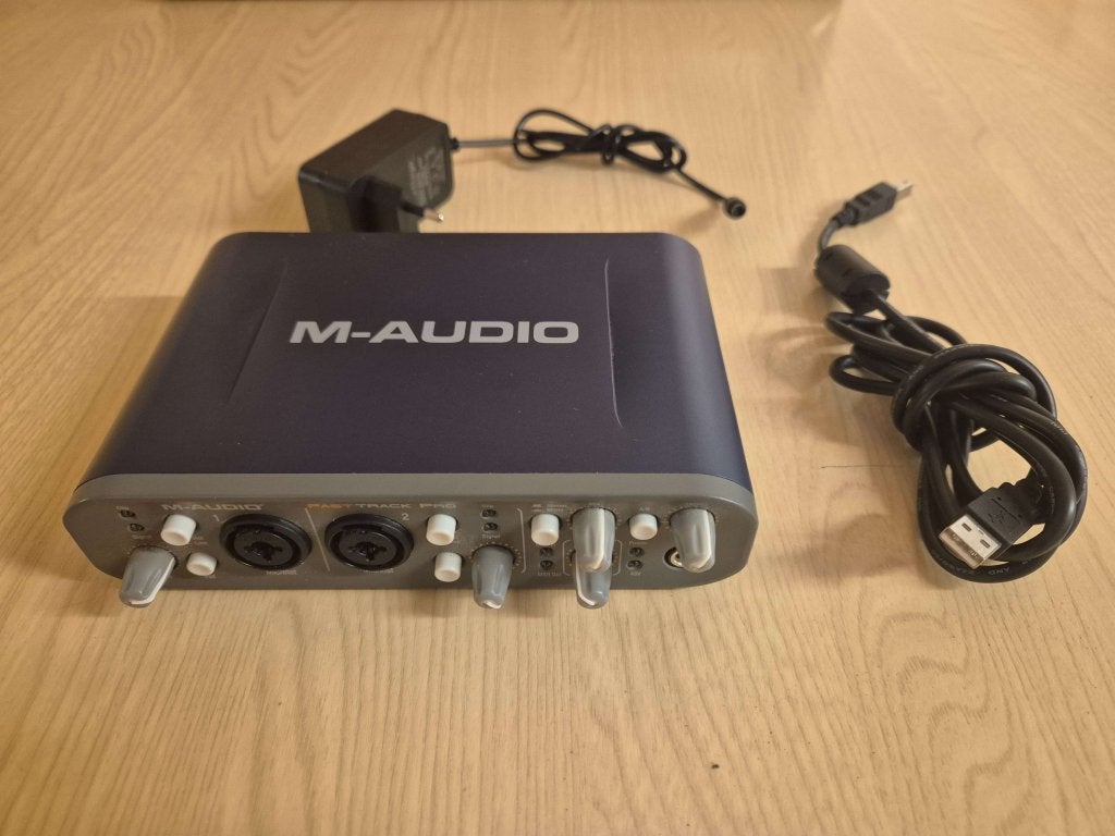 M-Audio Fast Track Pro USB Audio Interface, Audio, Tv en Foto, Converters, Gebruikt, M-audio, ?, Ophalen of Verzenden