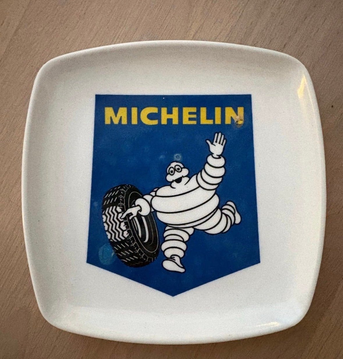Vintage Michelin Bibendum asbak/schaaltje - Made in Italy, Verzamelen, Verzenden, Gebruikt, Gebruiksvoorwerp