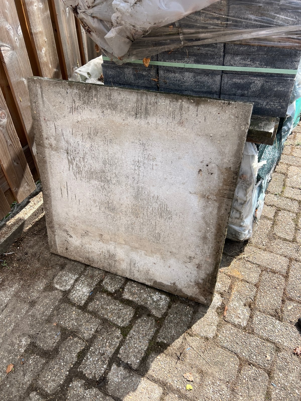 80x80 beton tegels, Doe-het-zelf en Verbouw, Ophalen, 60 cm of meer, 60 cm of meer, Zo goed als nieuw