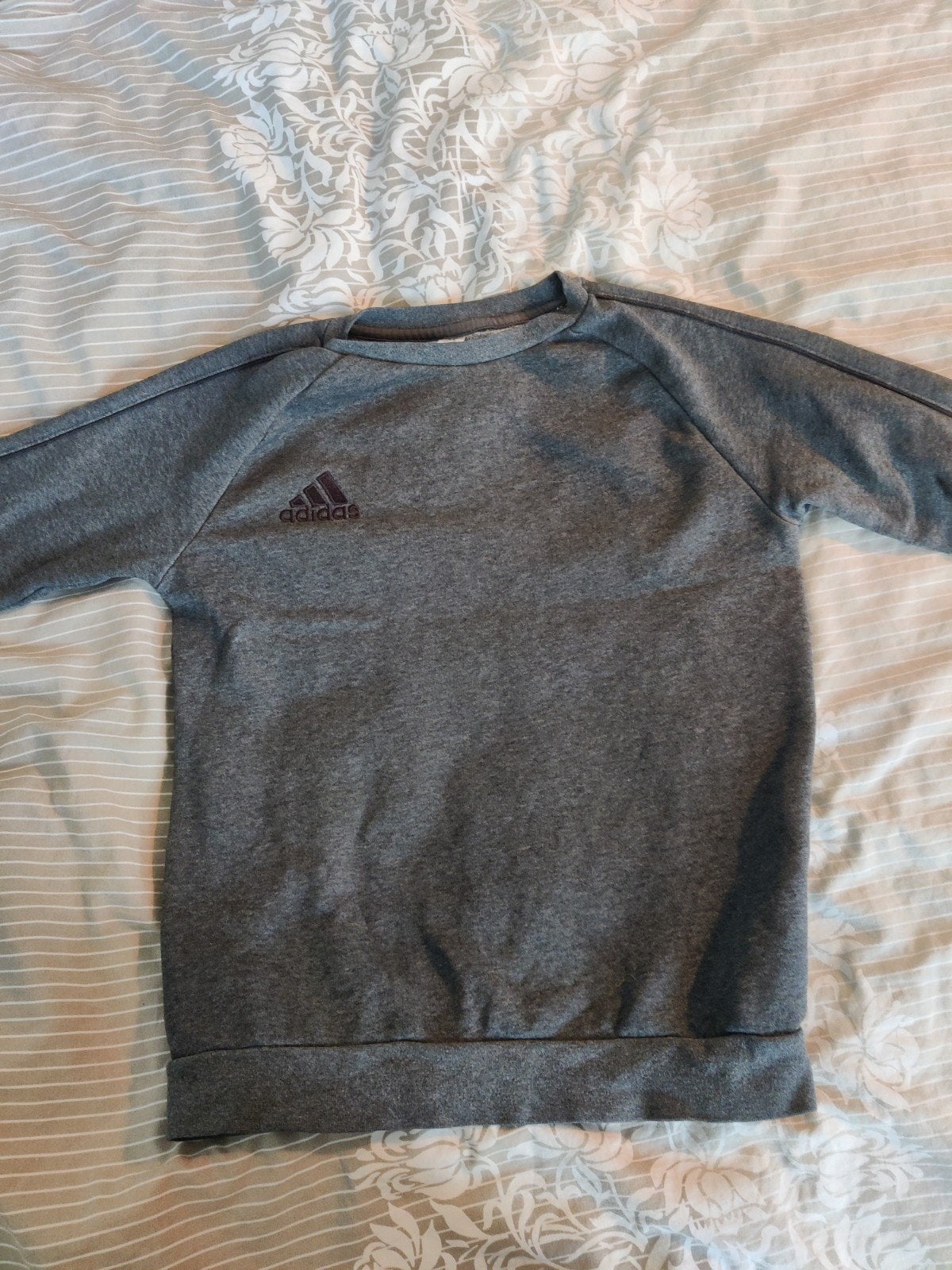 Adidas sweater grijs maat 140, Adidas, Gebruikt, Jongen of Meisje, Trui of Vest