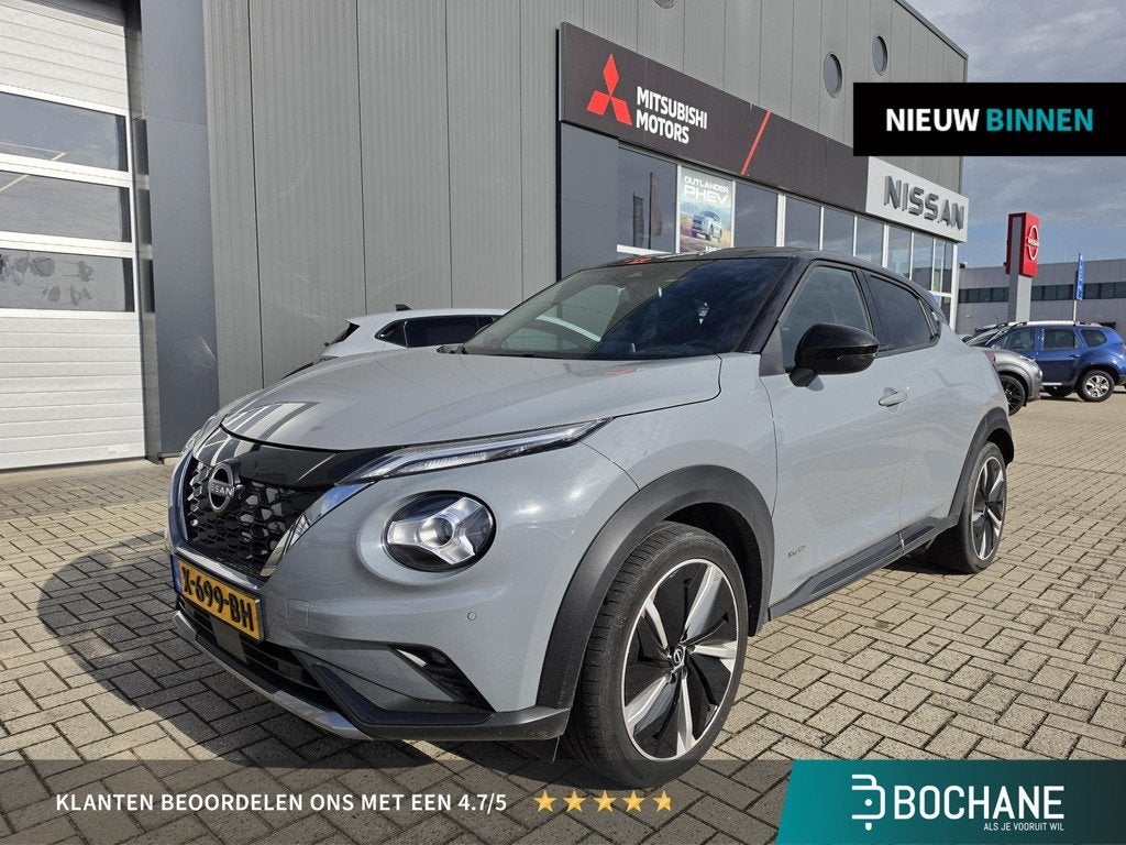 Nissan Juke 1.6 Hybrid N-Design | Navigatie | Camera | Clima, Auto's, Nissan, Gebruikt, Met garantie (alle), Origineel Nederlands