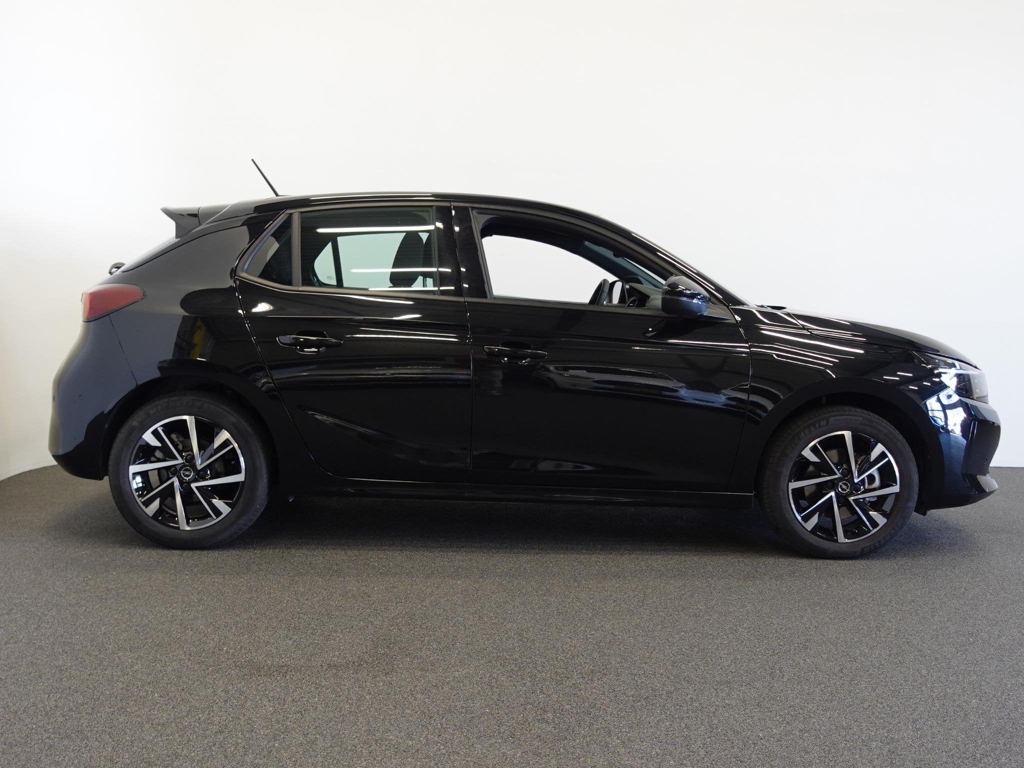Opel Corsa 1.2 Turbo 100pk Hybrid GS Automaat Navigatie Appl, Stof, Gebruikt, 1199 cc, 610 kg