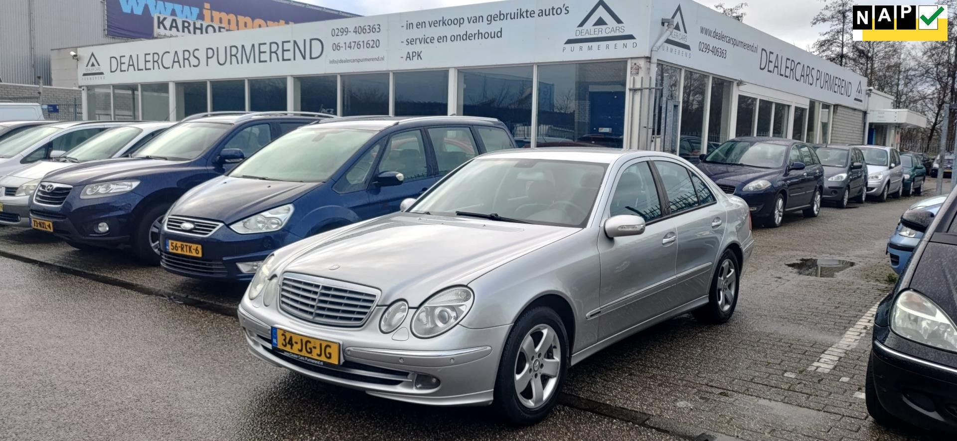 Mercedes-Benz E-klasse 240 Avantgarde, Automaat, Achterwielaandrijving, Gebruikt, Zwart