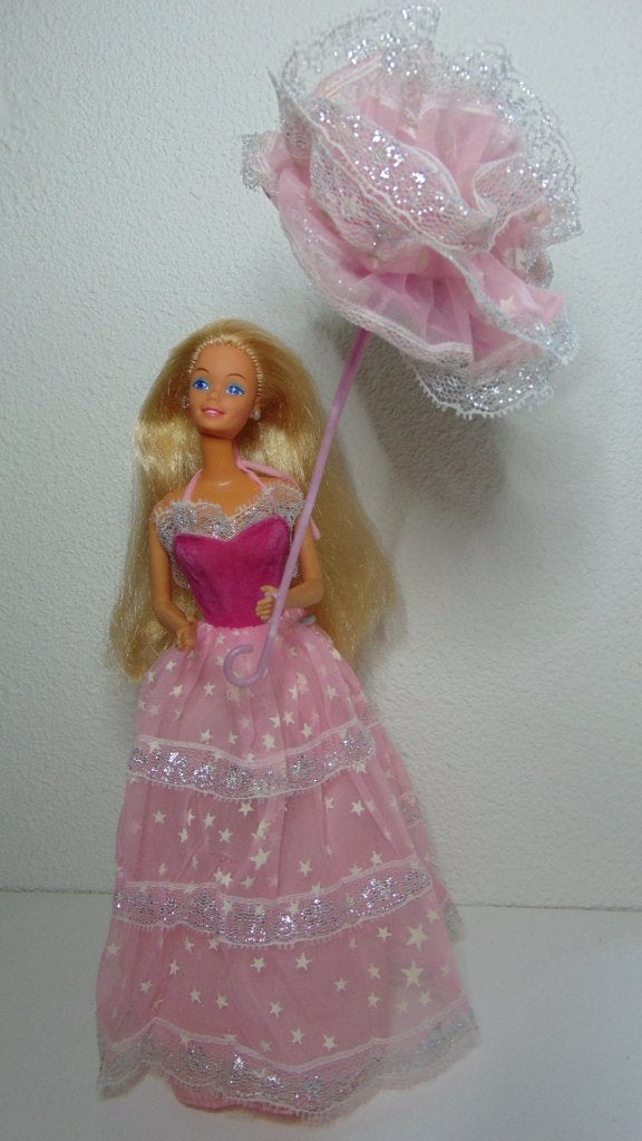 Vintage 1985 Dream Glow Barbie pop, Ophalen of Verzenden, Gebruikt, Pop