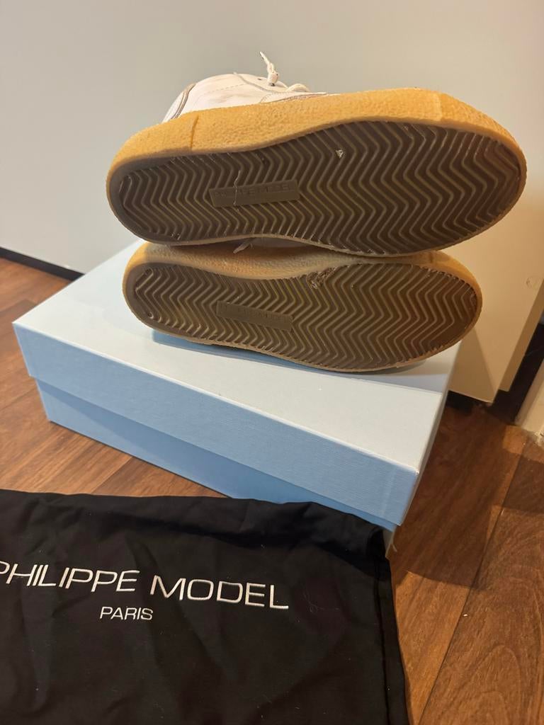 Philippe Model Dames Sneakers Maat 37 - Goed Als Nieuw, Ophalen of Verzenden, Zo goed als nieuw, Wit, Sneakers of Gympen