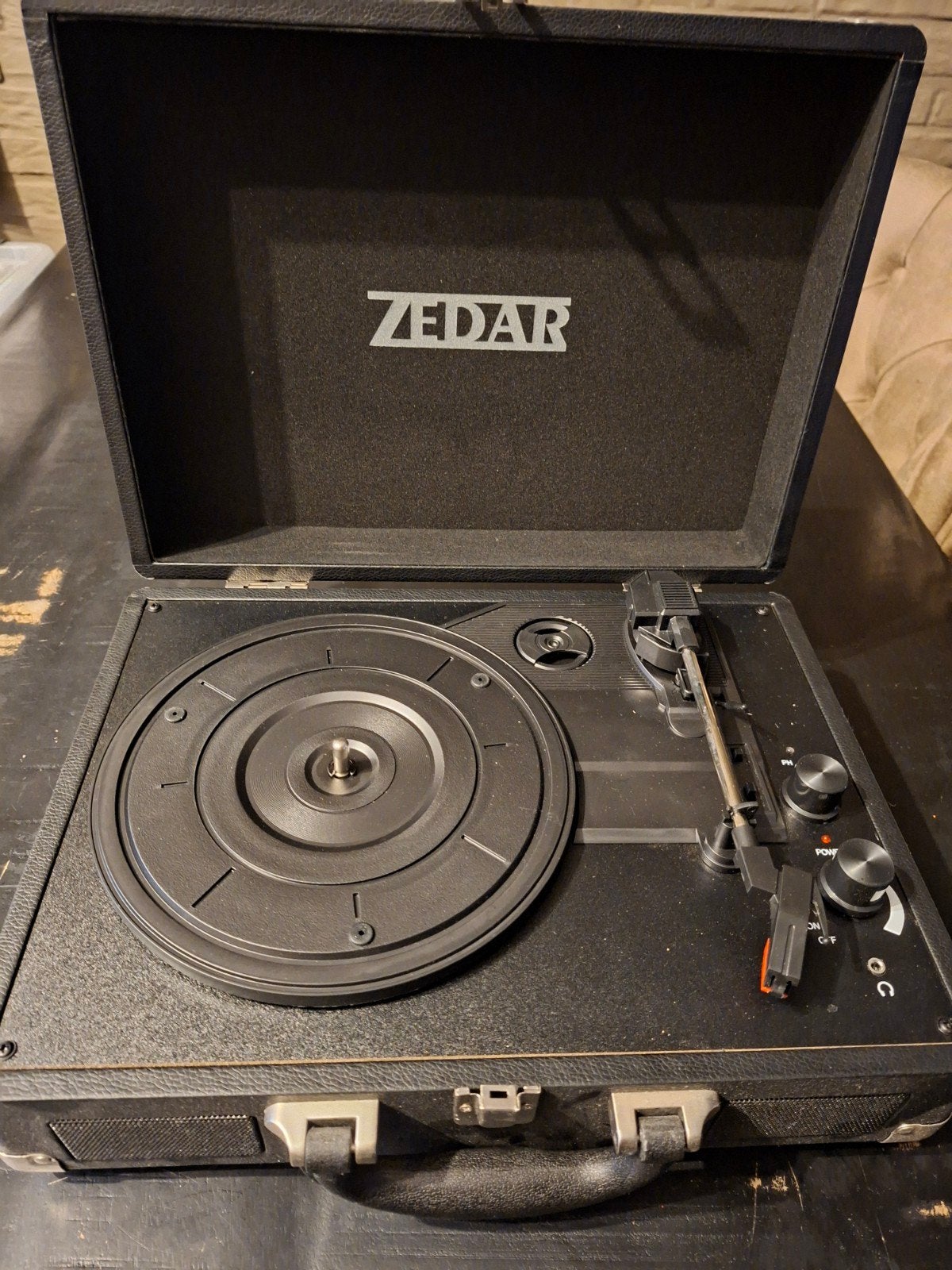 Zedar platenspeler, Audio, Tv en Foto, Platenspelers, Ophalen, Zo goed als nieuw, Overige merken