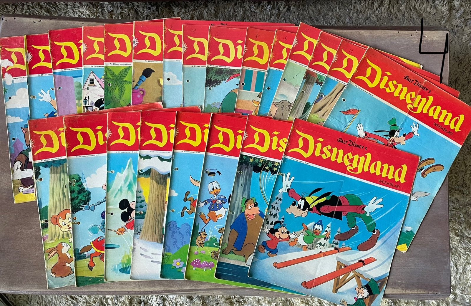 Disneyland strips collectie, Boeken, Stripboeken, Meerdere stripboeken, Ophalen of Verzenden, Gelezen