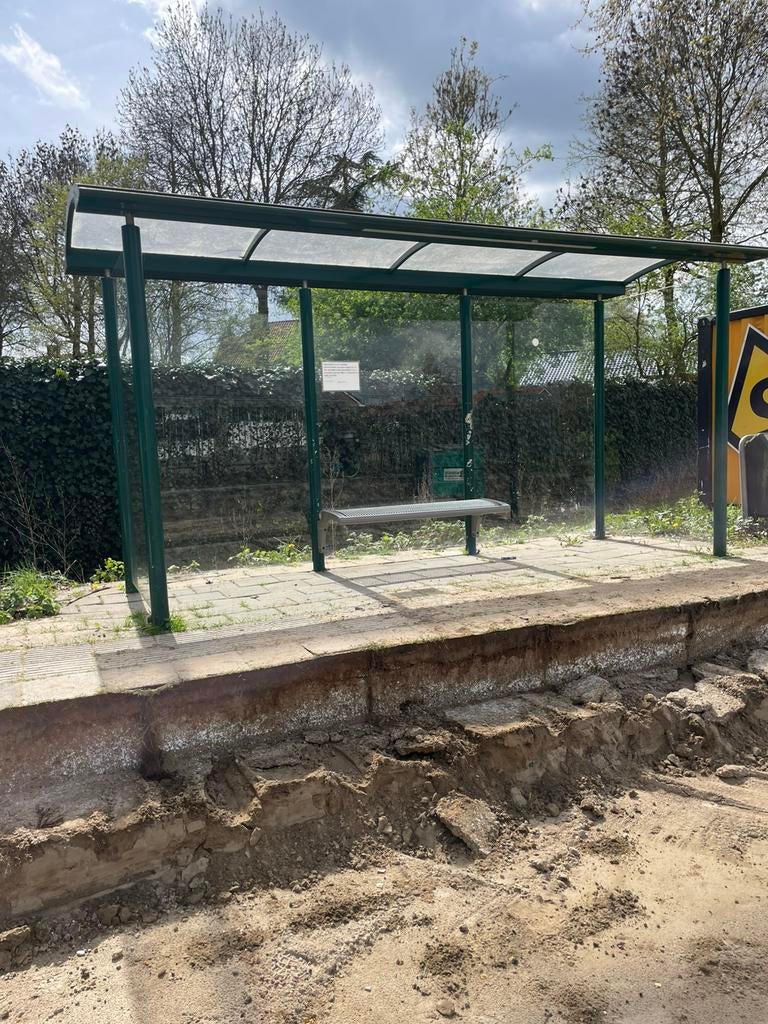 Bushokje/abri rookhokje t.e.a.b, Tuin en Terras, Overkappingen, Ophalen of Verzenden, Gebruikt