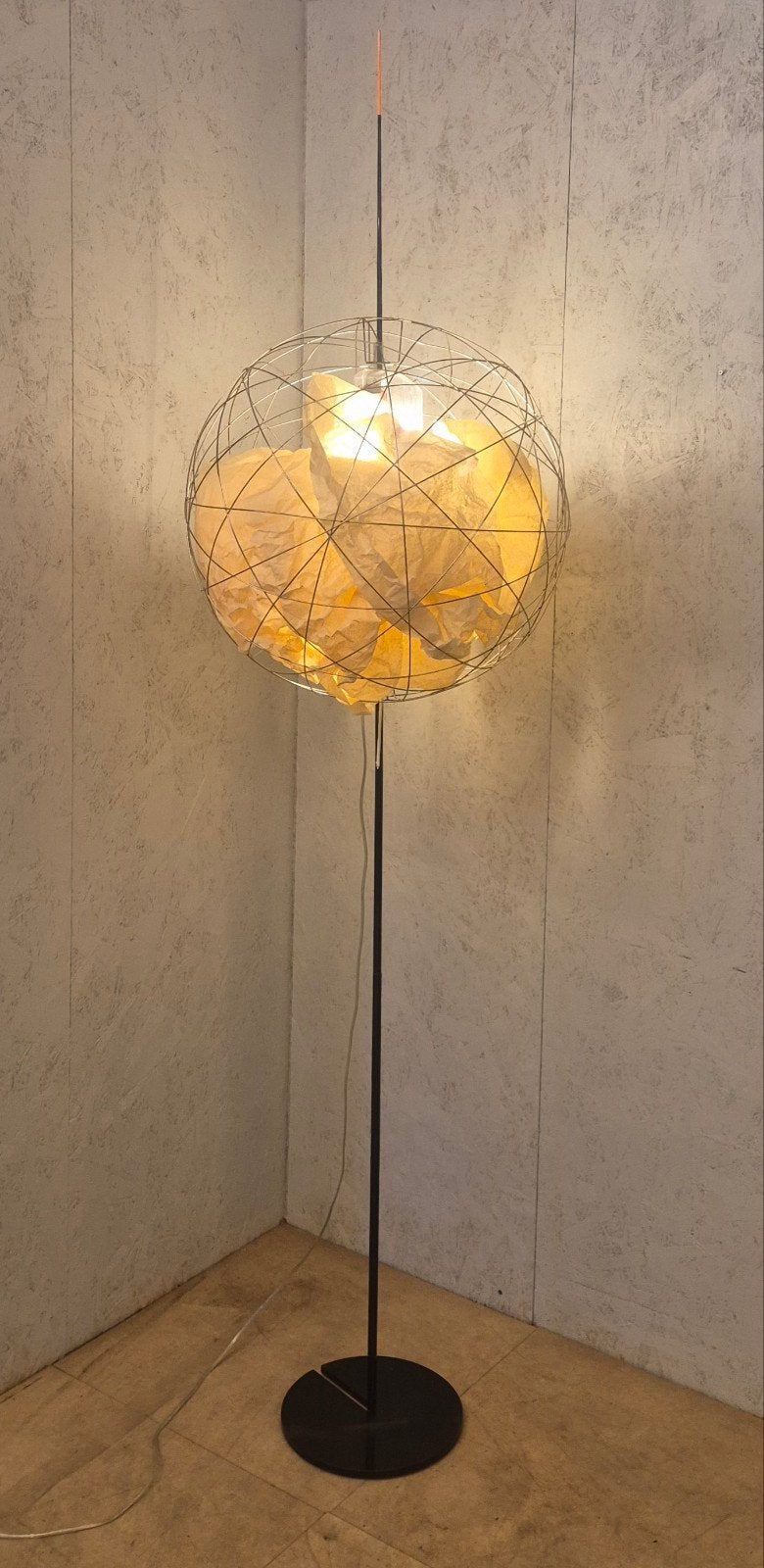 Ingo Maurer Knüller vloerlamp – Iconisch design – Zeldzaam, Ophalen, Gebruikt, Ingo Maurer, Modern Design