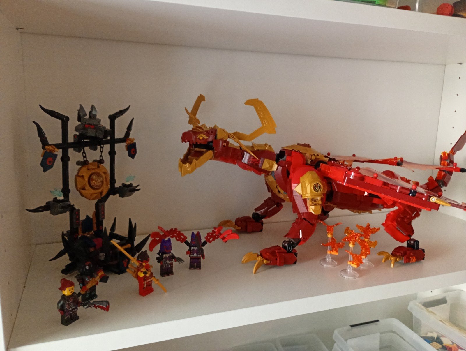Lego Ninjago 71822 Brondraak van beweging (lees), Inclusief minifiguren, Gebruikt, Lego, Ophalen of Verzenden