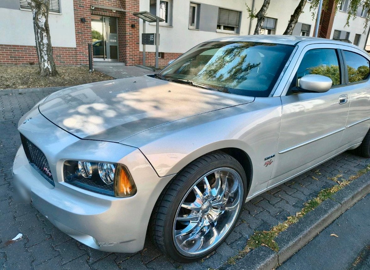 Dodge Charger rt 5.7l Hemi v8 DE auto lagerschade tüv 2028, Auto's, Automaat, 5654 cc, Leder, Grijs