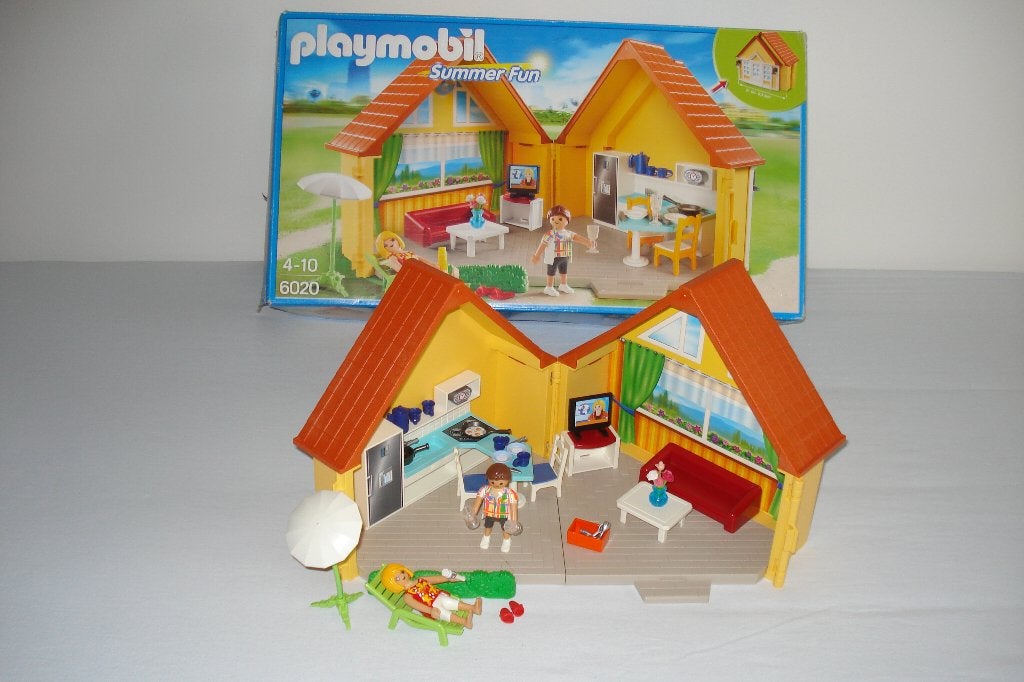 Playmobil Summer Fun Vakantiehuis 6020 met doos, Gebouw, Complete set, Ophalen of Verzenden, Summer fun