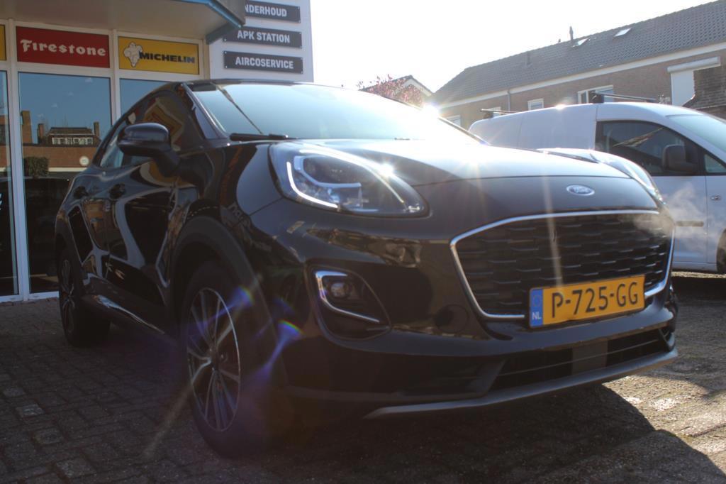 Ford Puma 1.0 EcoBoost Hybrid Titanium *€1000,00 KORTING A, Zwart, Origineel Nederlands, Bedrijf, Handgeschakeld