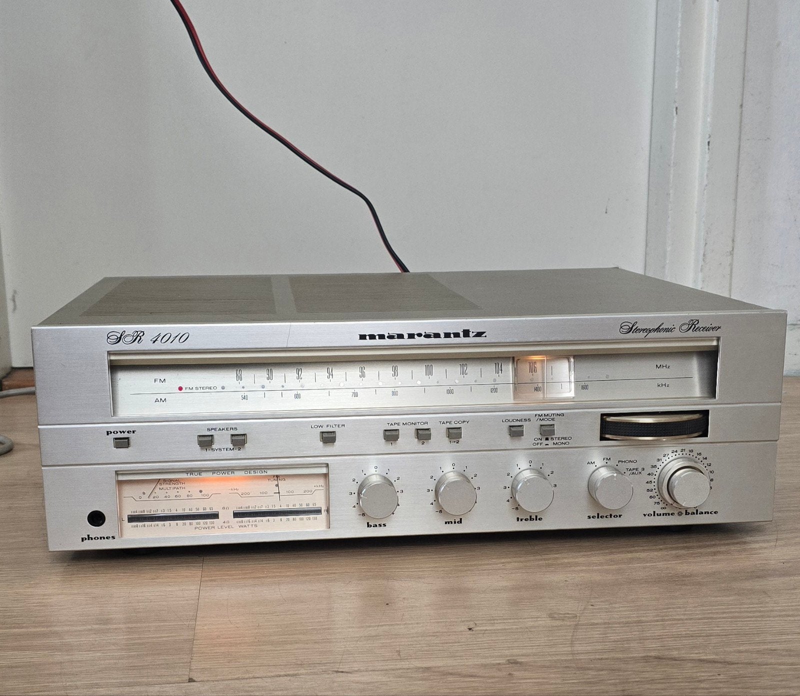 Marantz SR 4010 Stereofonische Receiver - Vintage Audio, Audio, Tv en Foto, Versterkers en Receivers, Gebruikt, 60 tot 120 watt