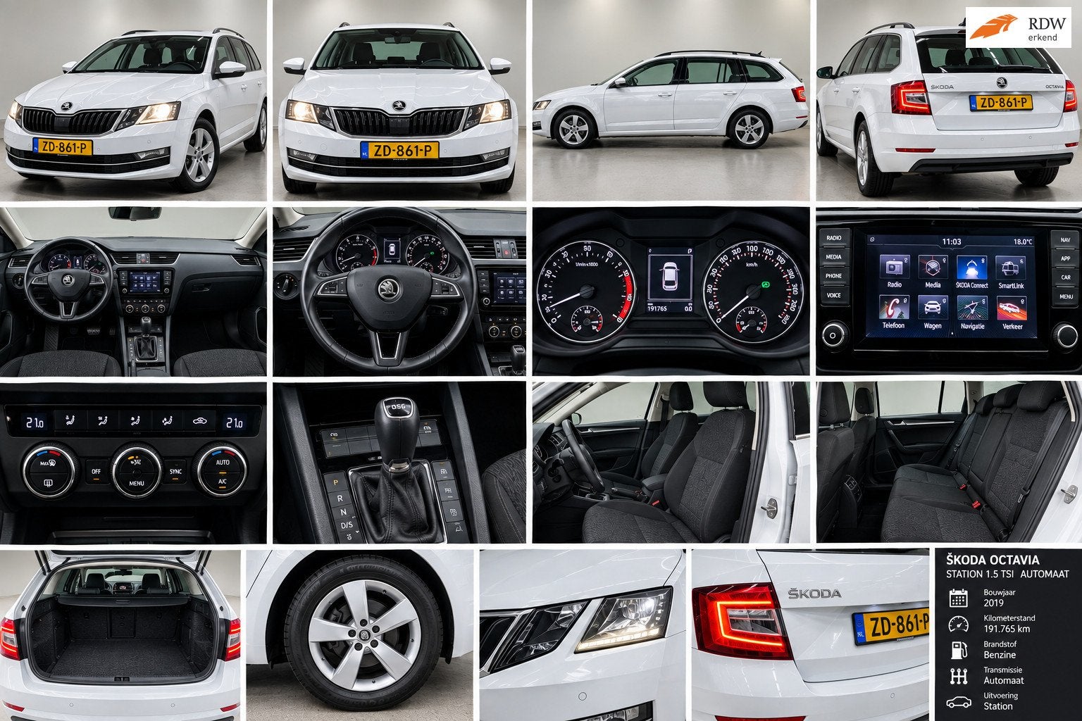 Skoda Octavia Combi 1.5 TSI Greentech Style, Auto's, Dealer onderhouden, Stof, Euro 6, 4 cilinders