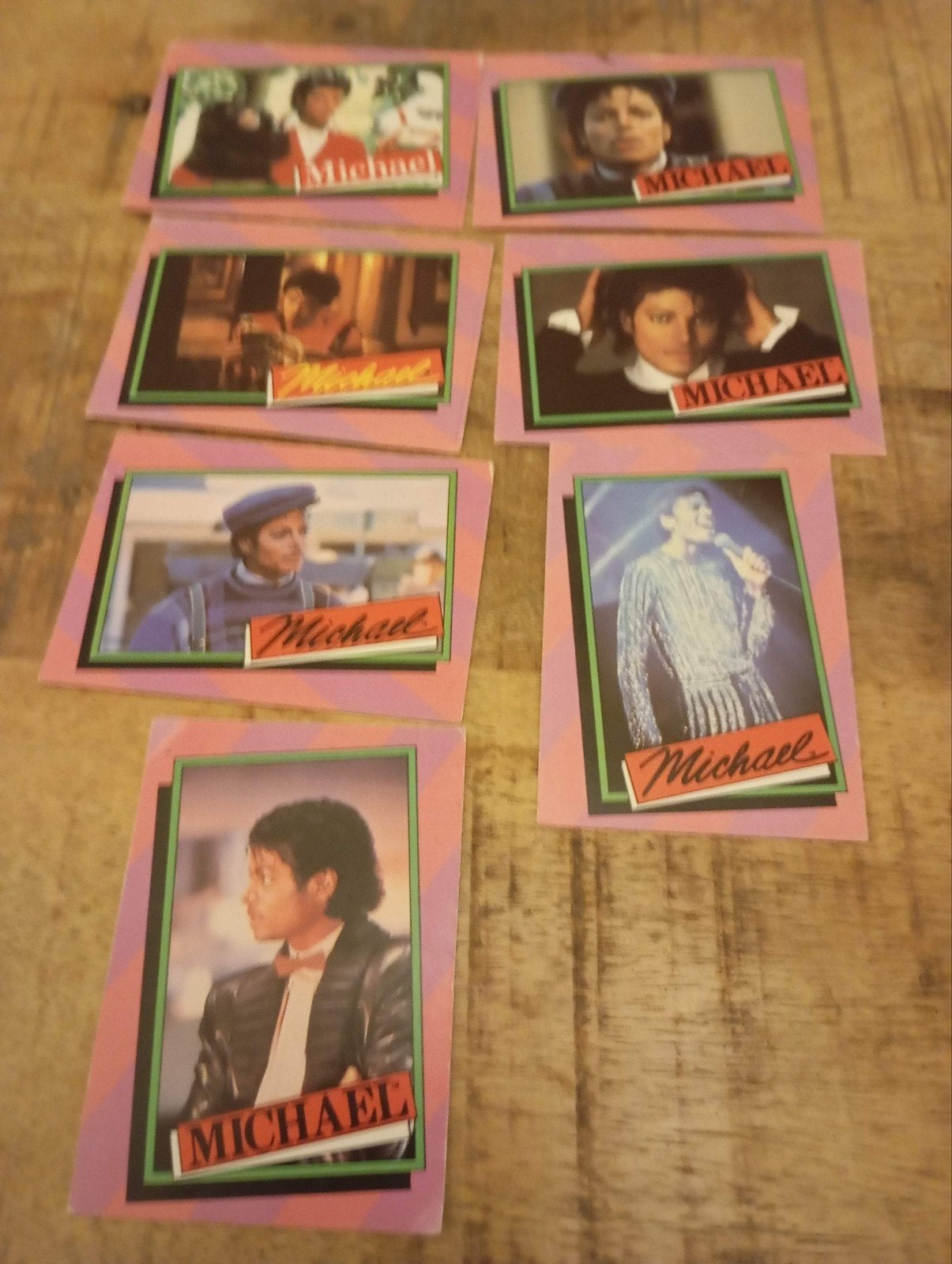 Vintage Michael Jackson Topps Kaarten (1984, Verzamelen, Ophalen of Verzenden, Gebruikt