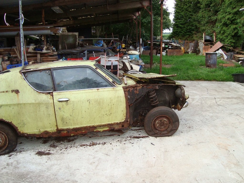 Oude Datsun voor onderdelen of restauratie, Auto-onderdelen, Ophalen of Verzenden, Gebruikt, Overige automerken