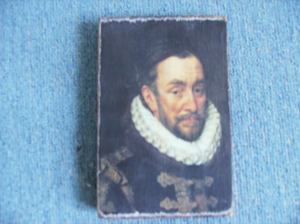 WILLEM VAN ORANJE, AFBEELDING, OP HOUT GEDRUKT, Antiek en Kunst, Ophalen of Verzenden