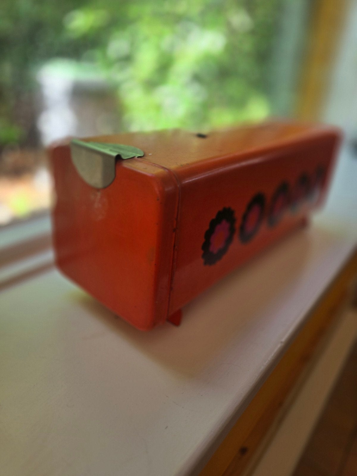 Vintage Brabantia patrice ontbijtkoektrommel, Ophalen of Verzenden