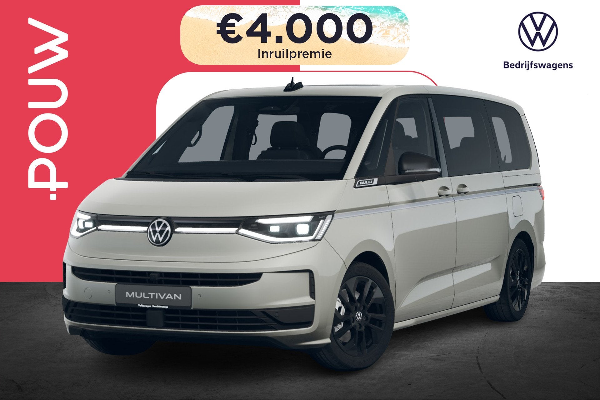 Volkswagen Multivan 1.5 eHybrid 245pk L2 Bulli Edition 4Moti
