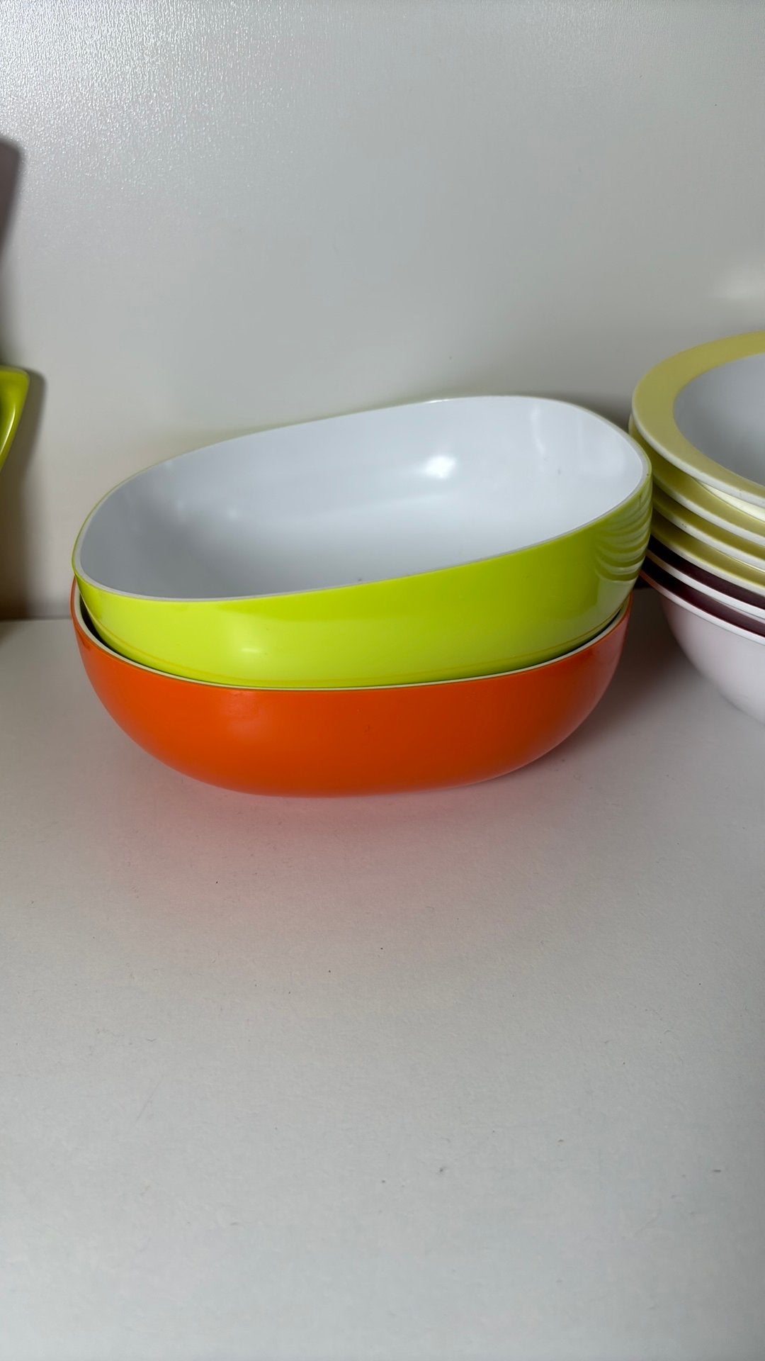 Mepal Rösti melamine kommen en schaaltjes, Caravans en Kamperen, Kampeeraccessoires, Ophalen of Verzenden, Zo goed als nieuw