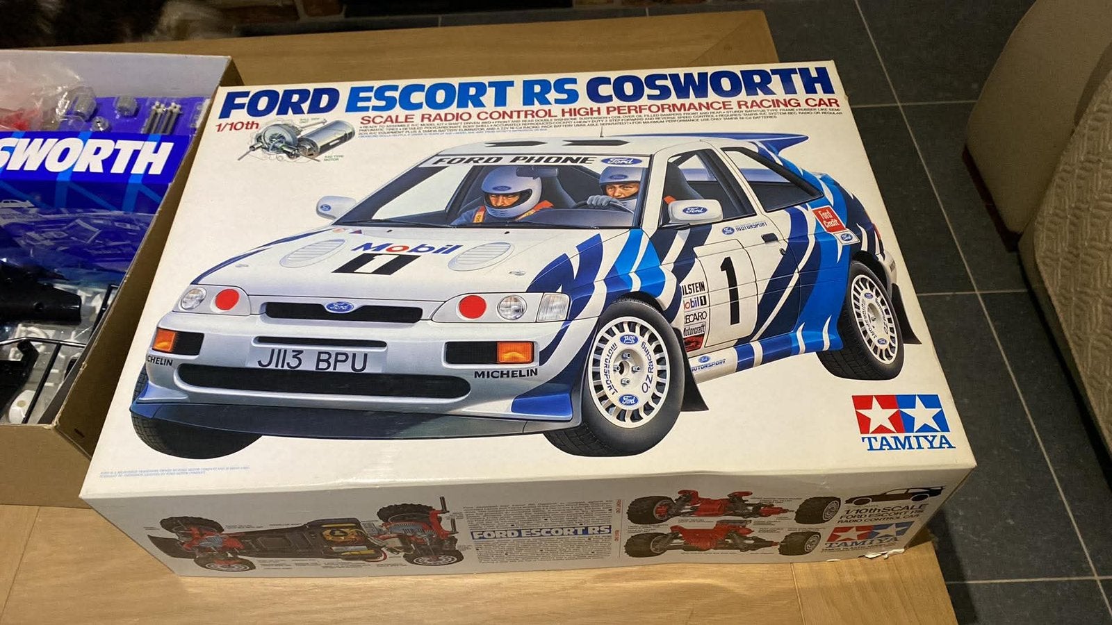 Tamiya Ford Escort Cosworth nieuw, Hobby en Vrije tijd, Elektro, Nieuw, Ophalen of Verzenden, Schaal 1:10