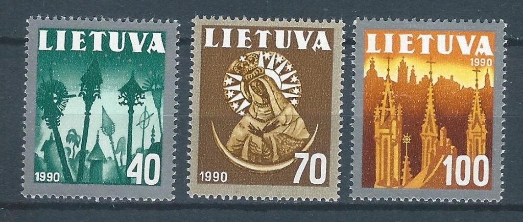 C791 - Baltische staten – Litouwen – MiNr 474-476 (postfris), Ophalen of Verzenden, Overige landen, Postfris