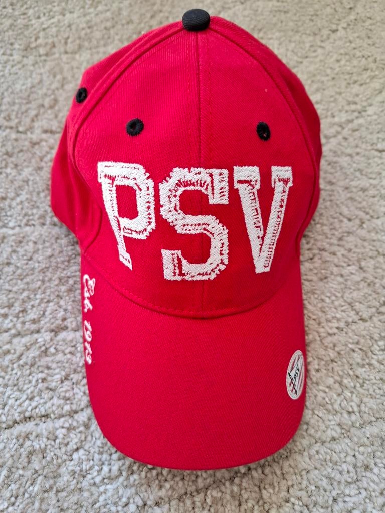 Nieuwe PSV pet - rood met wit logo, Nieuw, Pet, PSV, One size fits all