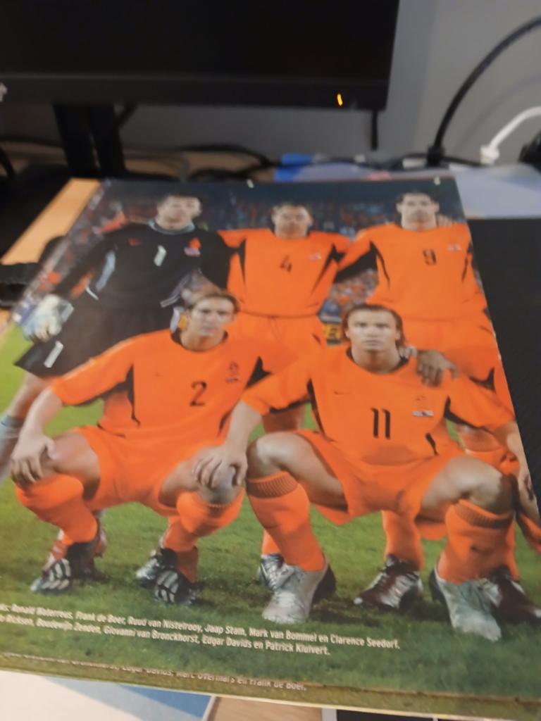 Elftalfoto Nl elftal, uit VI, Ophalen of Verzenden