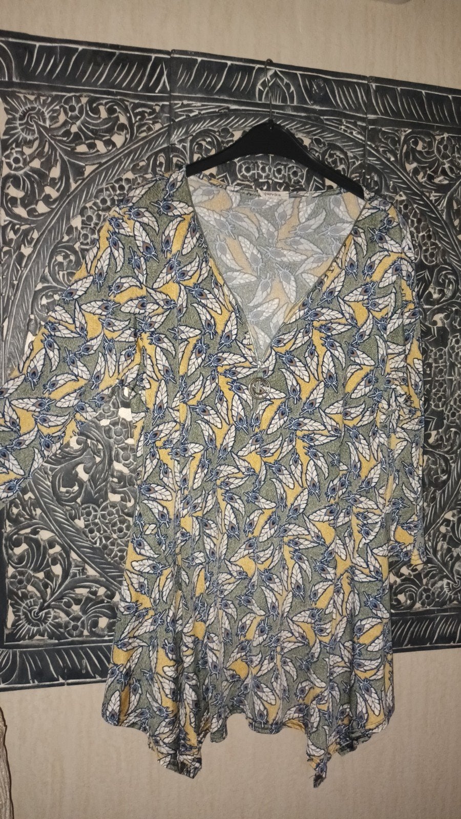 Paprika A-lijn tuniek met print, maat 46/48, Meerkleurig, Maat 46/48 (XL) of groter, Ophalen of Verzenden, Zo goed als nieuw