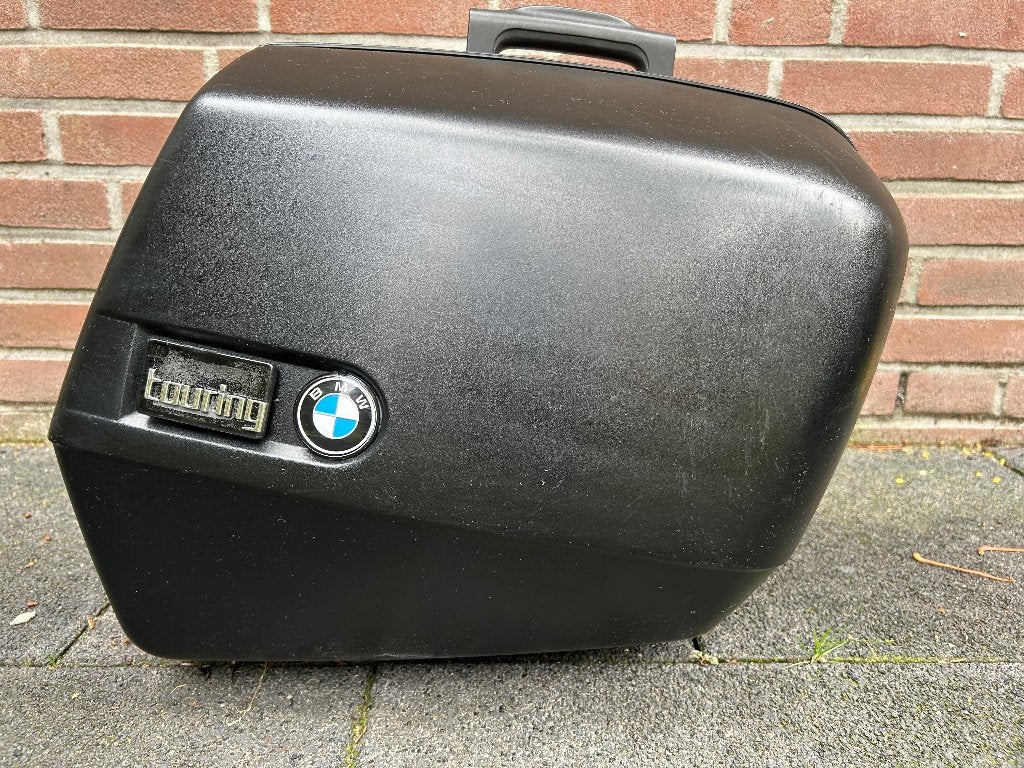 Originele BMW Systeemkoffers + Topkoffer – Compleet, Ophalen, Gebruikt