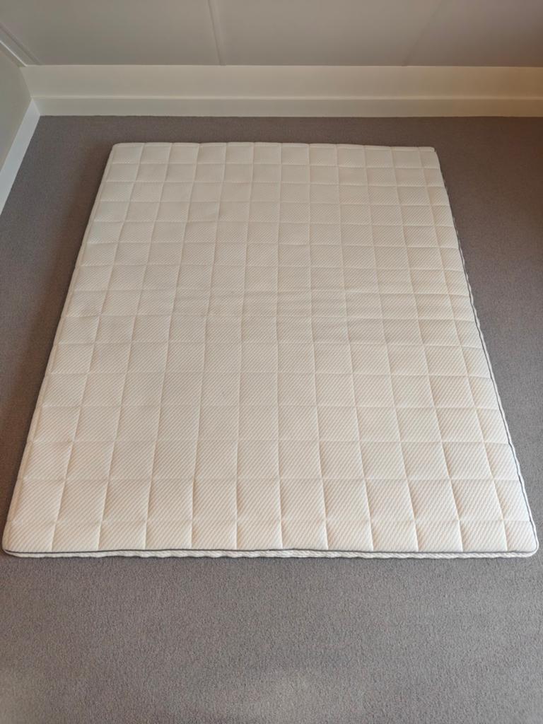 Topper traagschuim 180x220cm, Huis en Inrichting, Slaapkamer | Matrassen en Bedbodems, Ophalen, Zo goed als nieuw, Tweepersoons