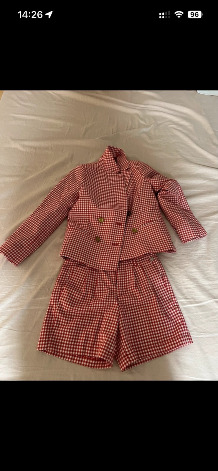 Scotch & Soda geruit jasje en korte broek set, Ophalen of Verzenden, Zo goed als nieuw